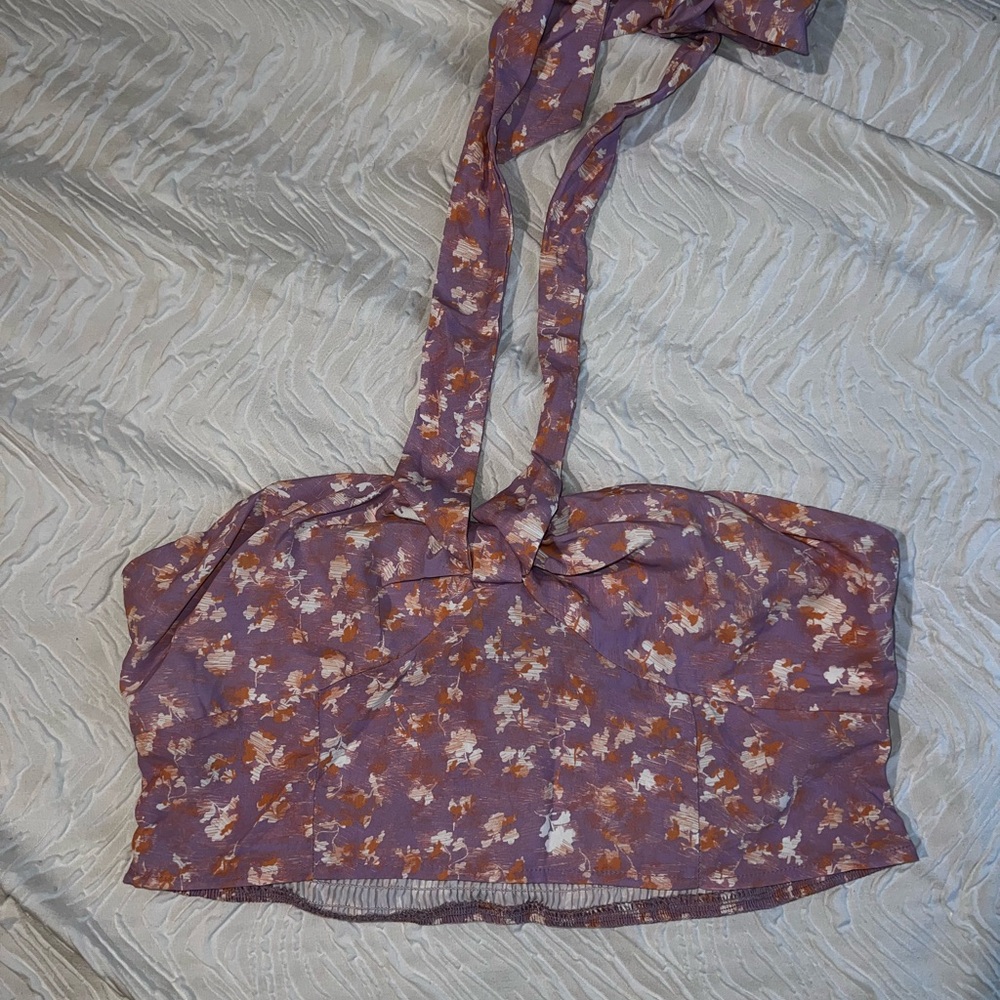 SHEIN Lavender Floral Top